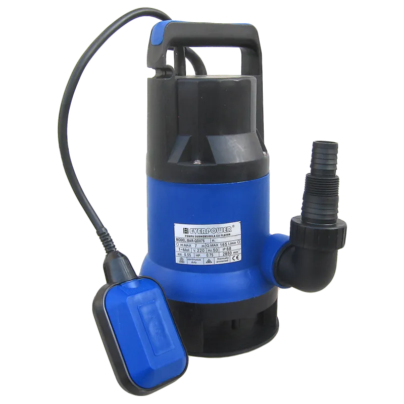 Bestseller Pompa submersibila cu flotor 0.55KW H.max 7
